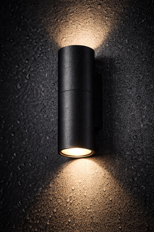 Modern Cylinder Outdoor Wall Light – Up/Down Beam, Waterproof IP65