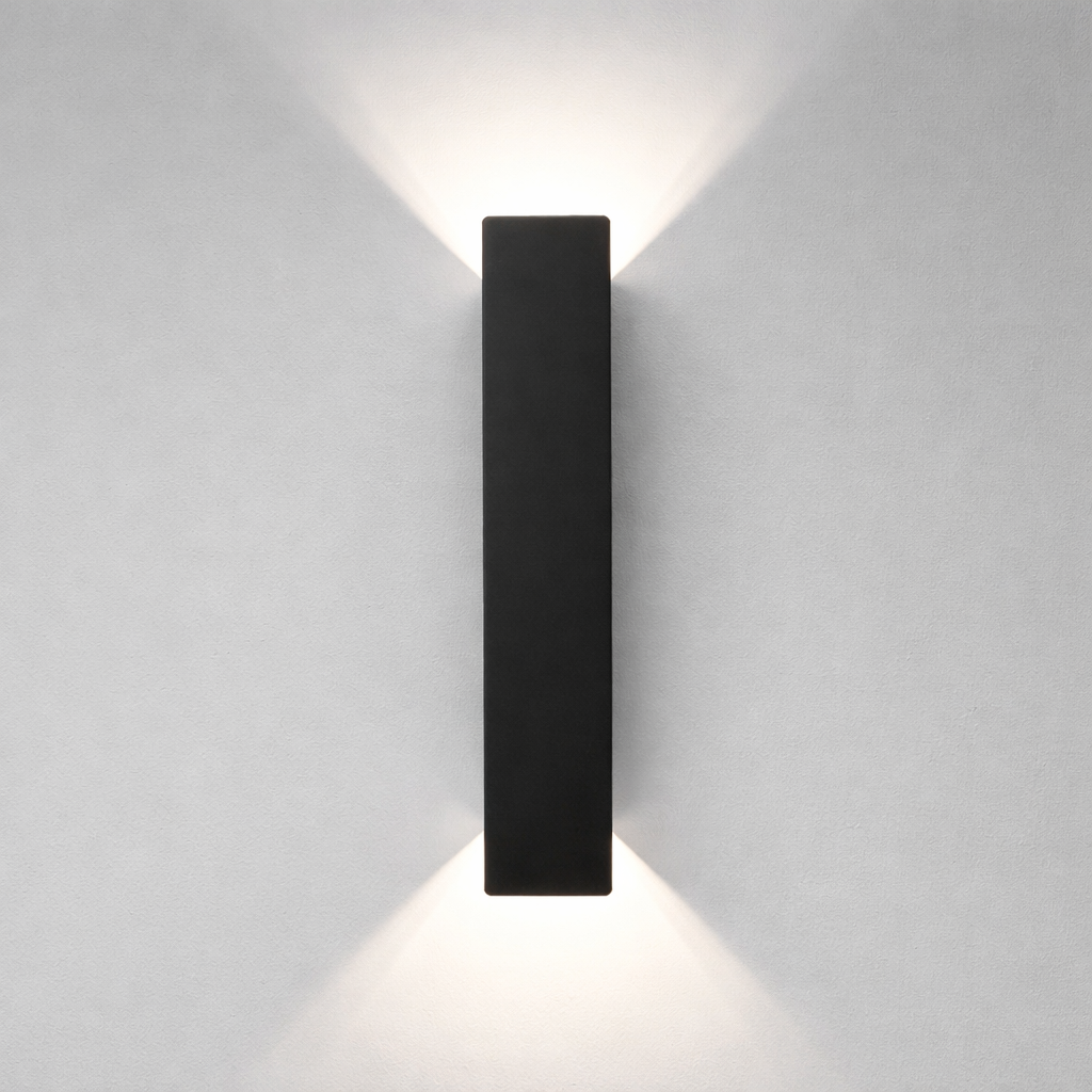 Modern Vertical LED Outdoor Wall Light – Up & Down Beam, Waterproof IP65, Warm or Cool White
