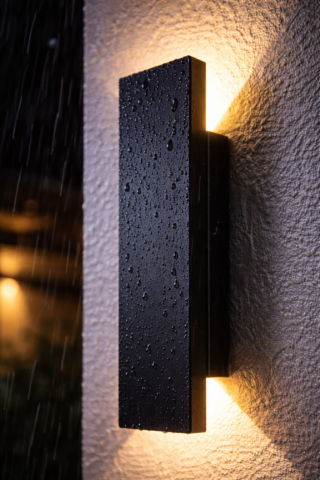 Modern Vertical LED Outdoor Wall Light – Up & Down Beam, Waterproof IP65, Warm or Cool White