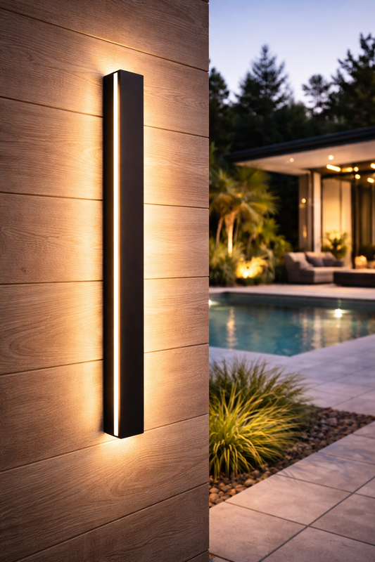 Modern Vertical Outdoor LED Wall Light (32-70inches) – IP65 Waterproof