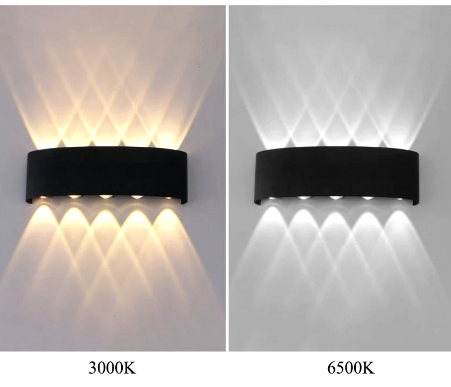Modern Up/Down Outdoor Wall Light