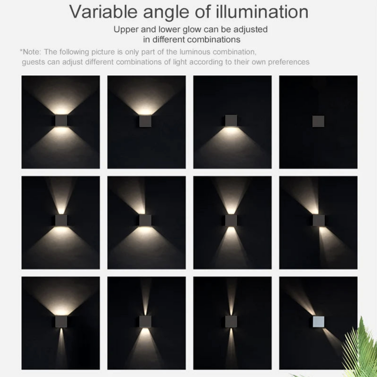 Modern Wedge Outdoor Wall Light – Warm / Cool White